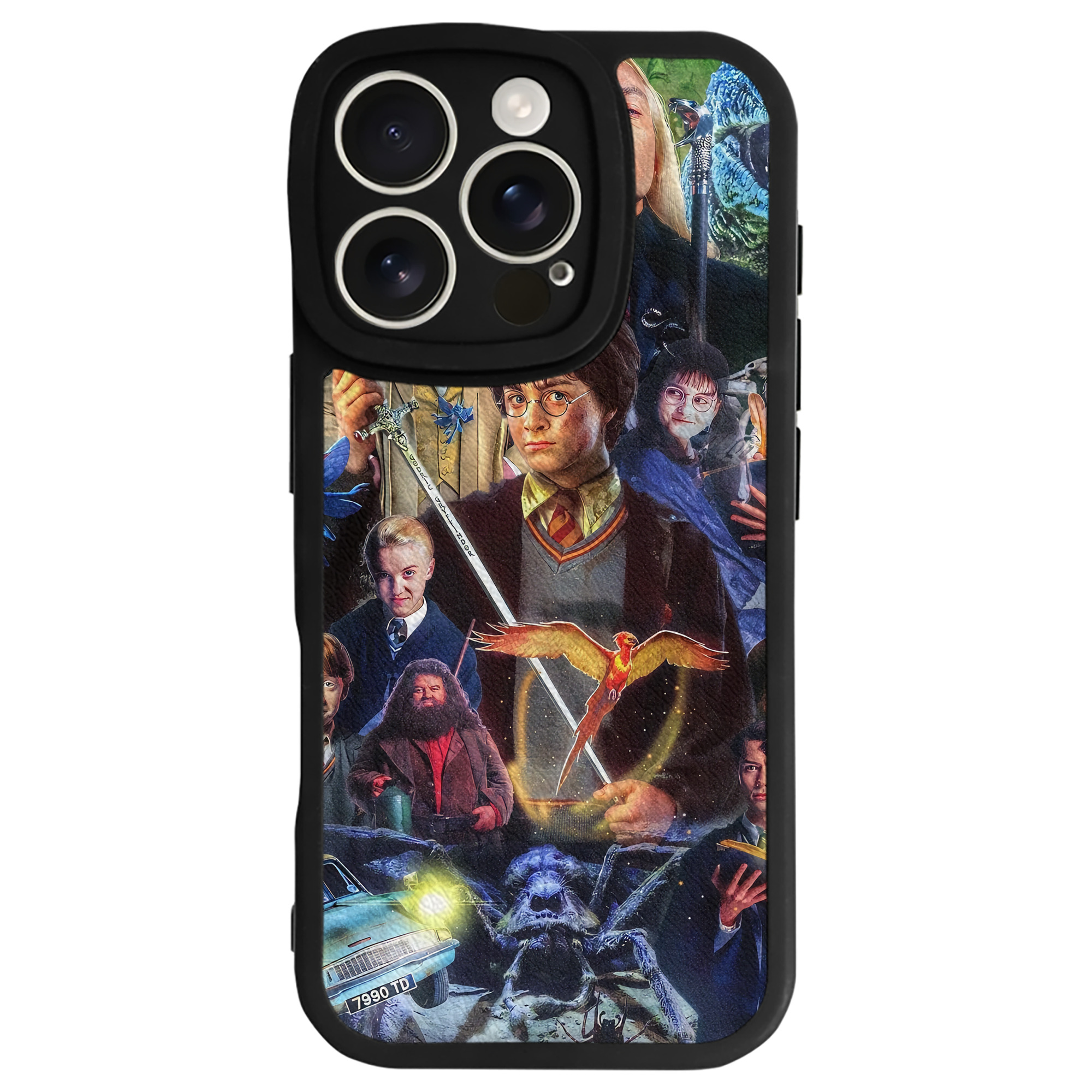 （画像用） Harry Potter ハリー・ポッターシリーズ 【iPhone 16シリーズ対応】シリコンスマホケース（レザー調） 材質：シリコン